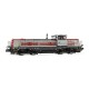 Rivarossi HR2900 FS Mercitalia locomotiva diesel da manovra pesante Effishunter 1000 livrea argento/rosso, ep.VI