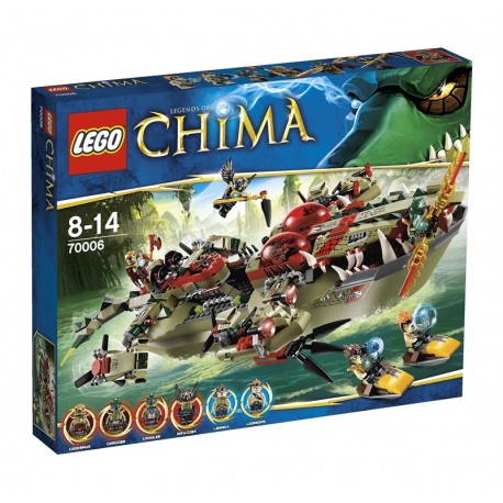 Lego CHIMA - La Nave Coccodrillo di Cragger (70006)