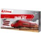 LIMA HL1061 - Set treno elettrico ''Italo'', controller, trasformatore, tracciato base, tappetino